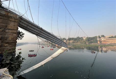 collapsed suspension bridge